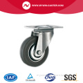 Swivel Grey Rubber Wheel Industrial Castors